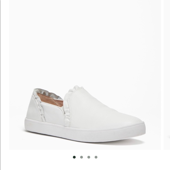 kate spade white slip on sneakers